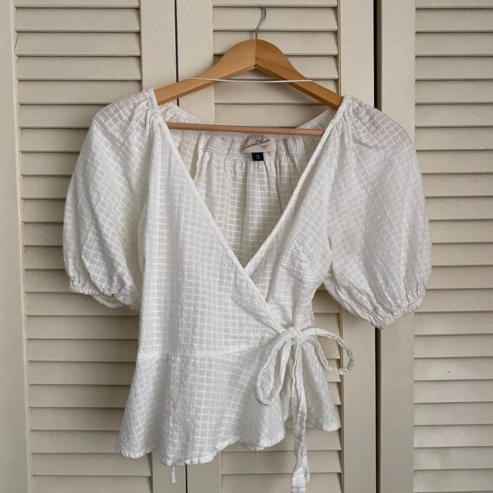 Target | Puff Sleeve Wrap Blouse